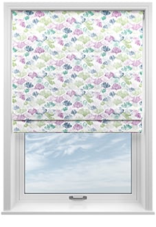 Palm Beach Faux Silk, Fantasy - Motorised Roman Blind